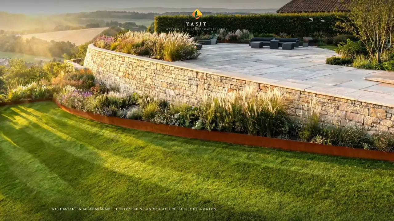 Website von YASIT Gartenbau
